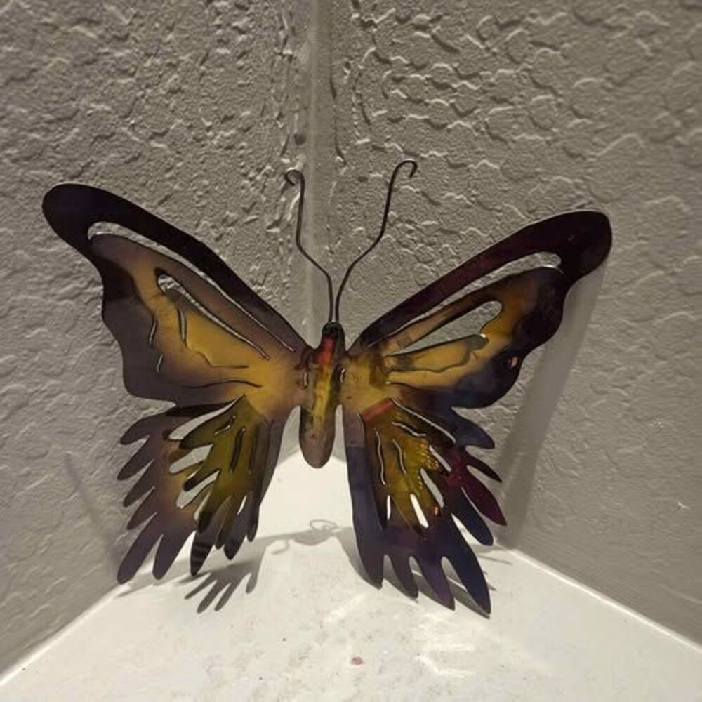 3D Metal Butterfly Wall Art Wall Sculpture